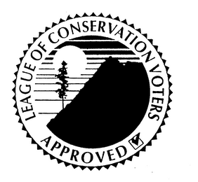 LEAGUE OF CONSERVATION VOTERS APPROVED logo