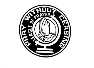 LEAGUE OF PRAYER PRAY WITHOUT CEASING logo