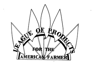 LEAGUE OF PRODUCTS FOR THE AMERICAN FARMER logo
