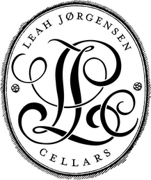 LEAH JORGENSEN LJC CELLARS logo