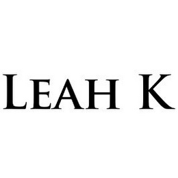LEAH K logo