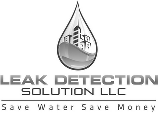 LEAK DETECTION SOLUTION LLC  SAVE WATER SAVE MONEY logo