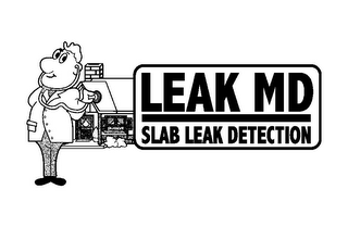 LEAK MD SLAB LEAK DETECTION logo