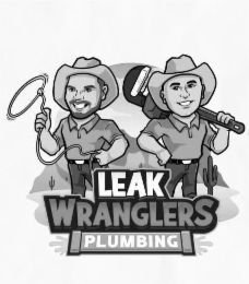 LEAK WRANGLERS PLUMBING logo