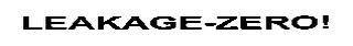 LEAKAGE ZERO logo