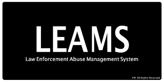 LEAMS LAW ENFORCEMENT ABUSE MANAGEMENT SYSTEM logo