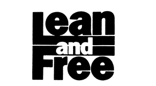 LEAN AND FREE logo