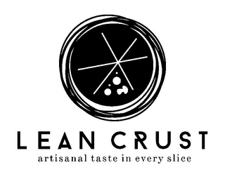 LEAN CRUST ARTISANAL TASTE IN EVERY SLICE logo