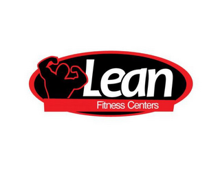 LEAN FITNESS CENTERS logo