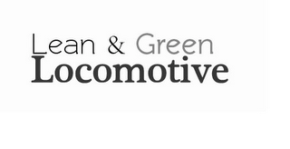 LEAN & GREEN LOCOMOTIVE logo