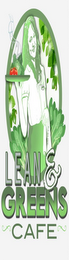 LEAN & GREENS CAFE logo