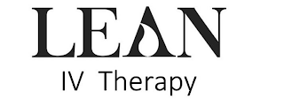 LEAN IV THERAPY logo