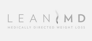 LEAN MD MEDICALLY DIRECTED WEIGHT LOSS logo