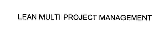 LEAN MULTI PROJECT MANAGEMENT logo