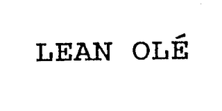 LEAN OLÉ logo