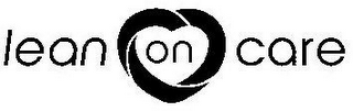 LEAN ON CARE logo