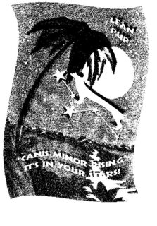 LEAN PUP "CANIS MINOR RISING" IT'S IN YOUR STARS! logo