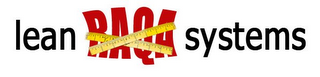 LEAN RAQA SYSTEMS logo