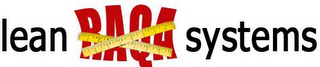 LEAN RAQA SYSTEMS logo