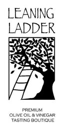 LEANING LADDER PREMIUM OLIVE OIL & VINEGAR TASTING BOUTIQUE logo