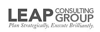 LEAP CONSULTING GROUP PLAN STRATEGICALLY, EXECUTE BRILLIANTLY. logo