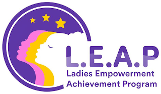 L.E.A.P. LADIES EMPOWERMENT ACHIEVEMENT PROGRAM logo