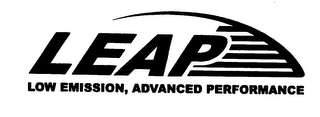 LEAP LOW EMISSION, ADVANCED PERFORMANCE logo