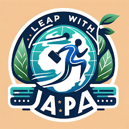 LEAP WITH JA PA logo