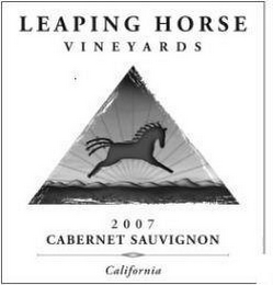 LEAPING HORSE VINEYARDS 2007 CABERNET SAUVIGNON CALIFORNIA logo