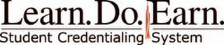 LEARN. DO. EARN. STUDENT CREDENTIALING SYSTEM logo