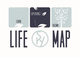 LEARN EXPERIENCE BECOME LIFE SKY MAP logo