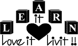 LEARN IT LOVE IT LIVIT!! logo