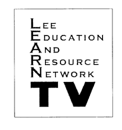 LEARN LEE EDUCATION AND RESOURCE NETWORK TV logo