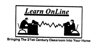 LEARN ONLINE BRINGING THE 21ST CENTURY CLASSROOM INTO YOUR HOME logo