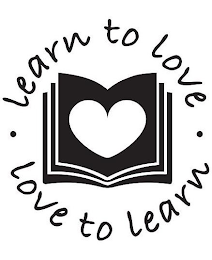 LEARN TO LOVE LOVE TO LEARN logo
