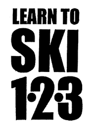 LEARN TO SKI 1 2 3 logo