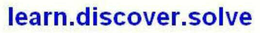 LEARN.DISCOVER.SOLVE logo
