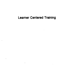 LEARNER CENTERED TRAINING logo