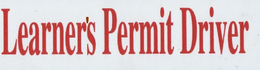 LEARNER'S PERMIT DRIVER logo