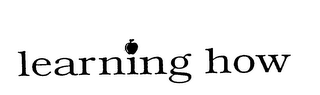 LEARNING HOW logo