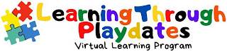 LEARNING THROUGH PLAYDATES VIRTUAL LEARNING PROGRAM logo