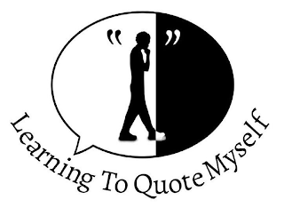 LEARNING TO QUOTE MYSELF logo