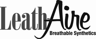 LEATH-AIRE BREATHABLE SYNTHETICS logo