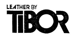 LEATHER BY TIBOR logo
