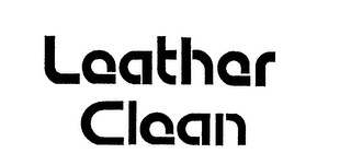 LEATHER CLEAN logo