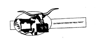 LEATHER CUT FROM THE REAL THING logo
