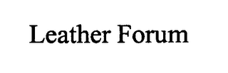 LEATHER FORUM logo
