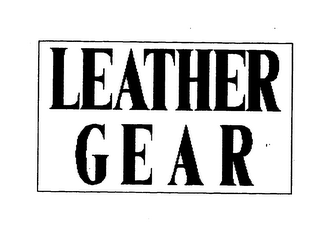 LEATHER GEAR logo