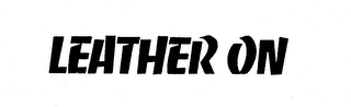 LEATHER ON logo