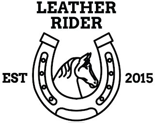 LEATHER RIDER EST 2015 logo